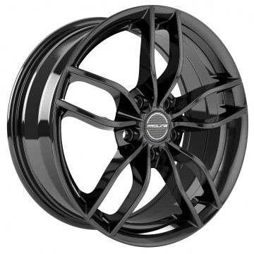 7x17 ET45 - LK5/108 ML74.1 Proline ZX100 black glossy