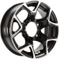 5.5x15 ET5 - LK5/139.7 ML108 GMP SJ15 black polished