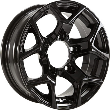 5.5x15 ET5 - LK5/139.7 ML108 GMP SJ15 black glossy