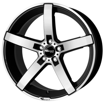 9x20 ET35 - LK5/112 ML66.7 Brock B35 schwarz-matt front-poliert