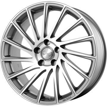 7.5x19 ET40 - LK5/110 ML65.1 Brock B39 ferric grey voll-poliert