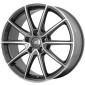 7.5x17 ET29 - LK5/112 ML66.6 RC-Design RC32 himalaya-grey front-poliert