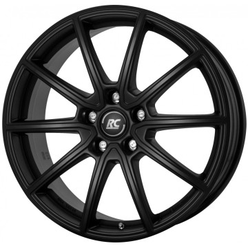 7.5x18 ET51 - LK5/100 ML57.1 RC-Design RC32 satin-black lackiert