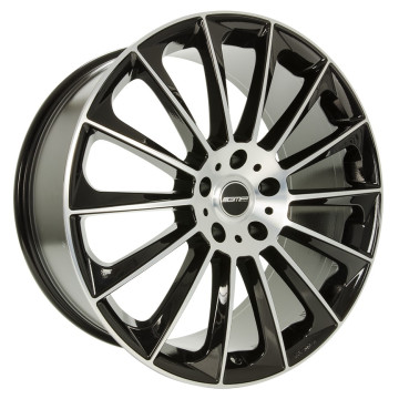 10x21 ET50 - LK5/112 ML66.6 GMP Stellar black polished