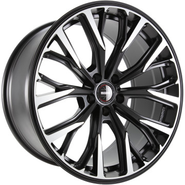 10x20 ET40 - LK5/112 ML66.6 Momo RF02 black matt polish