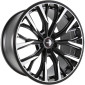 10x20 ET40 - LK5/112 ML66.6 Momo RF02 black matt polish