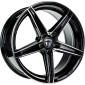 8x18 ET35 - LK5/100 ML63.4 Tomason TN20 black polished