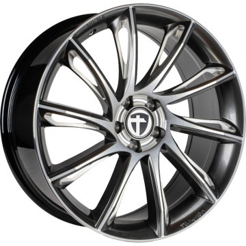 8.5x19 ET45 - LK5/108 ML72.6 Tomason TN24 dark hyperblack rim polished