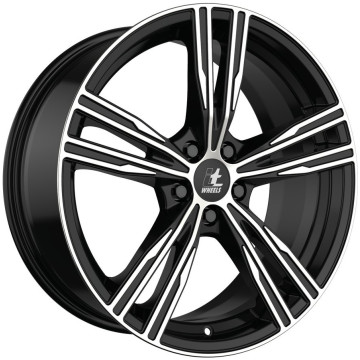 8x19 ET47 - LK5/112 ML66.6 itWheels Amos gloss black polished