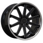 10x20 ET32 - LK5/112 ML73.1 Corspeed Deville Inox mattblack PureSport gefräst - DS15