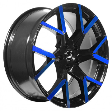 8.5x19 ET33 - LK5/112 ML73.1 Barracuda Tzunamee EVO black gloss flashblue