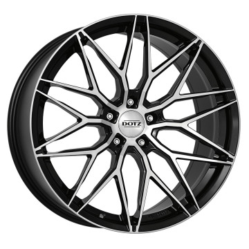 10x20 ET40 - LK5/112 ML70.1 Dotz Suzuka black polished