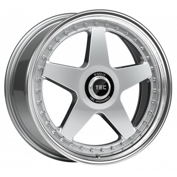 8.5x19 ET40 - LK5/120 ML72.6 TEC Speedwheels GT EVO-R hyper-silber-hornpoliert