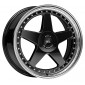 8.5x20 ET40 - LK5/114.3 ML72.5 TEC Speedwheels GT EVO-R schwarz-glanz-hornpoliert
