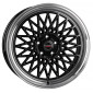 8x17 ET30 - LK5/112 ML66.5 Borbet B black rim polished