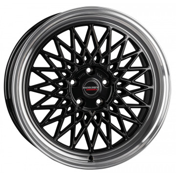 8x17 ET45 - LK5/112 ML66.5 Borbet B black rim polished