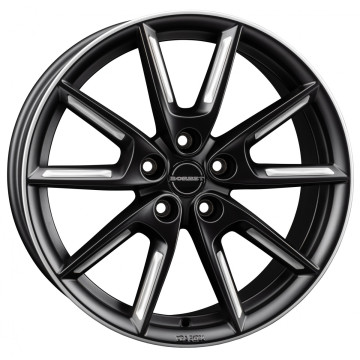 8x18 ET40 - LK5/114.3 ML72.5 Borbet LX18 black matt silver spoke rim