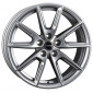 8x18 ET48 - LK5/114.3 ML72.5 Borbet LX18 grey glossy