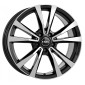8x19 ET52 - LK5/112 ML66.5 Rial M12X diamant-schwarz frontpoliert