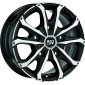 7x17 ET68 - LK5/118 ML71.1 MSW MSW 48 Van gloss black full polished