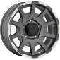 5.5x16 ET0 - LK5/139.7 ML108.3 Sparco Dakar matt dark graphite lip polished