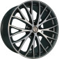 8.5x18 ET45 - LK5/120 ML65.1 Etabeta Piuma-C black shiny polish