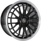 8.5x19 ET25 - LK5/112 ML78.1 Etabeta Unit black shiny lip polished