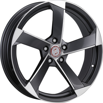 8.5x19 ET25 - LK5/112 ML66.5 Etabeta Magic anthracite shiny full polished
