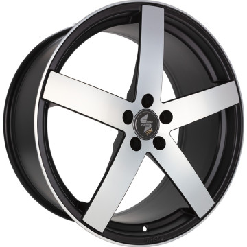 8.5x19 ET35 - LK5/112 ML78.1 Etabeta Uros black matt full polished