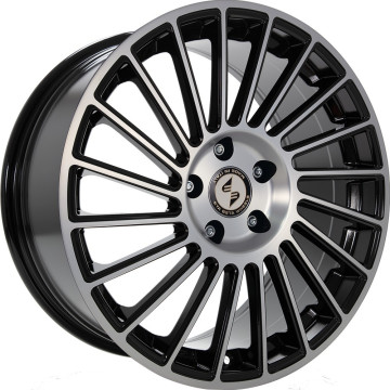 8.5x19 ET42 - LK5/120 ML65.1 Etabeta Venti-R black shiny polish *VW Bus*