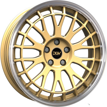 8.5x19 ET45 - LK5/112 ML78.1 Etabeta Unit gold shiny lip polished
