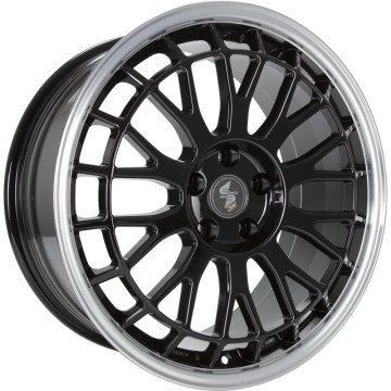 8.5x19 ET50 - LK5/112 ML78.1 Etabeta Unit black shiny lip polished