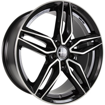7.5x17 ET40 - LK5/114.3 ML73.1 GMP Fasten black diamond