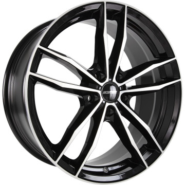 9x19 ET40 - LK5/112 ML66.6 GMP Swan black diamond
