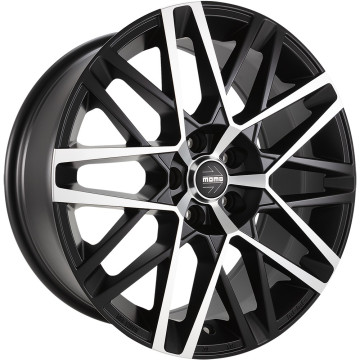 8x18 ET30 - LK5/112 ML72.3 Momo Avenger black matt polish