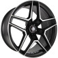 8.5x20 ET35 - LK5/120 ML72.6 Momo RF06 black matt polish