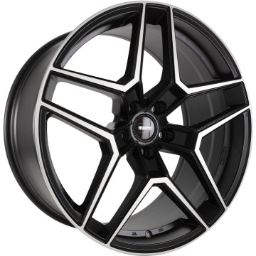 9x20 ET26 - LK5/112 ML66.6 Momo RF06 black matt polish