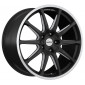 10x19 ET55 - LK5/112 ML66.5 Ronal SC1 Motorismo racing black-matt-hornkopiert