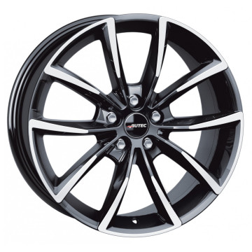 9x20 ET43 - LK5/108 ML63.3 Autec Typ AS - Astana schwarz poliert