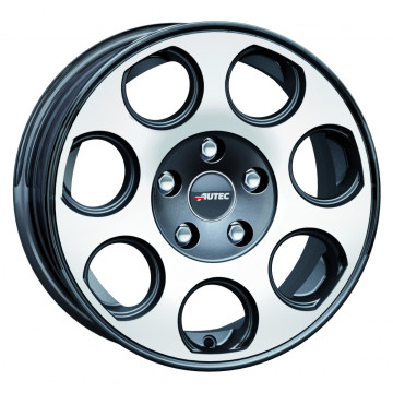 6x15 ET30 - LK5/112 ML66.6 Autec Typ YN - Yuna graphit poliert