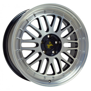 8.5x19 ET35 - LK5/120 ML72.6 Keskin KT22 Retro black front polish