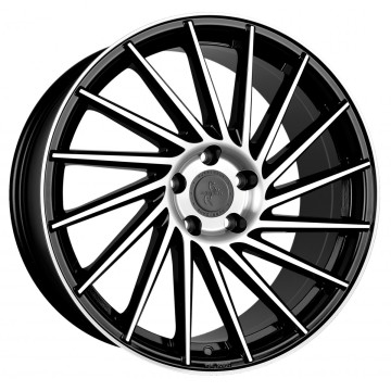 9x20 ET30 - LK5/112 ML72.6 Keskin KT17 Hurricane black front polish