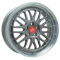 8.5x19 ET40 - LK5/114.3 ML72.6 Keskin KT22 Retro titan grey lip polish