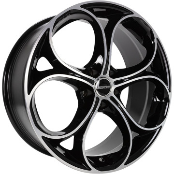 8x18 ET33 - LK5/110 ML65.1 GMP Drake black diamond