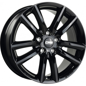 6.5x16 ET44 - LK5/112 ML66.5 CMS C27 complete black gloss