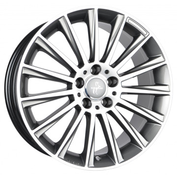 10x22 ET58 - LK5/130 ML84.1 Keskin KT18 Turbo palladium front polish