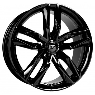 7x16 ET45 - LK5/114.3 ML72.6 MAM RS3 black painted