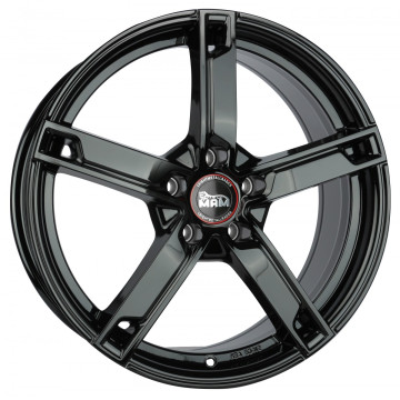 7x17 ET35 - LK5/120 ML72.6 MAM W4 black painted