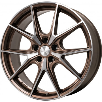 8x19 ET45 - LK5/112 ML66.6 Brock B40 bronze-copper front-poliert