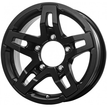5.5x15 ET5 - LK5/139.7 ML108.3 RC-Design RC33X satin-black matt-lackiert